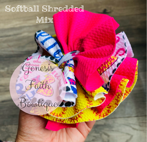 Softball Shredded Mix